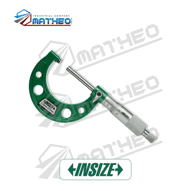 Micrómetro de Exteriores Mecánico 0-25mm INSIZE