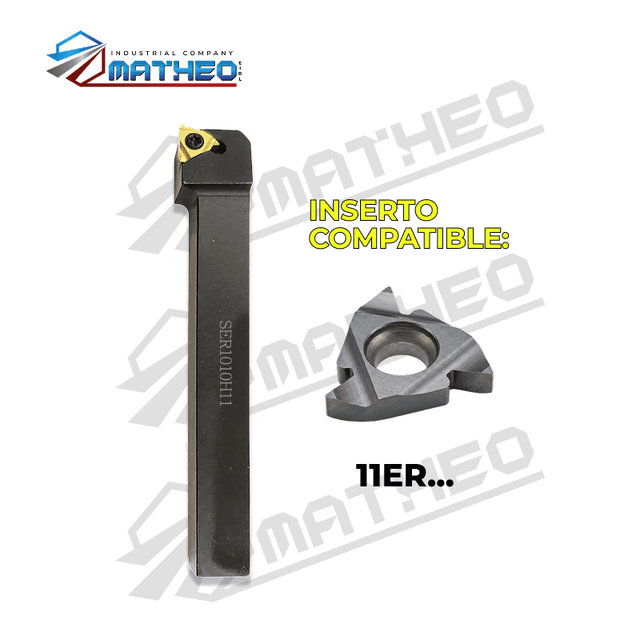 Porta inserto exterior roscado SER1010H11